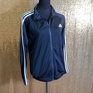 Black Adidas zip up jacket
